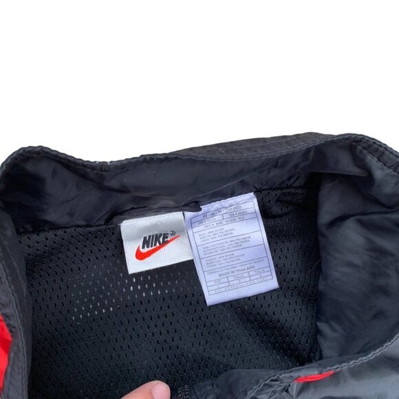 VINTAGE Nike Jacket Varsity Basketball Large Red - Picture 3 of 7